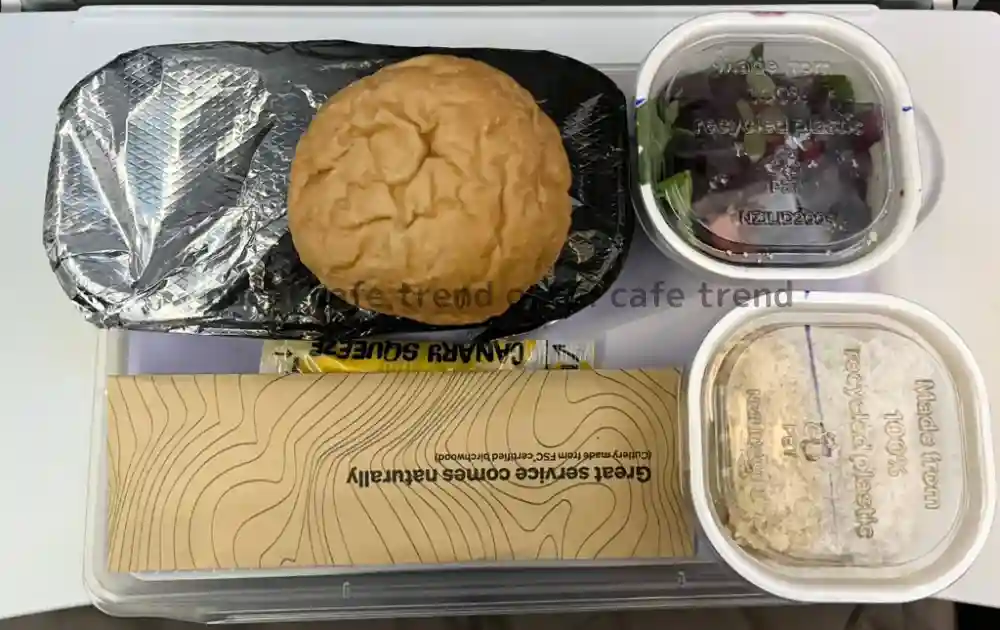 ニュージーランド航空エコノミー機内食夕食