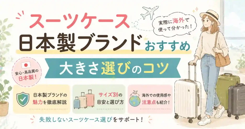 スーツケース日本製ブランドおすすめ