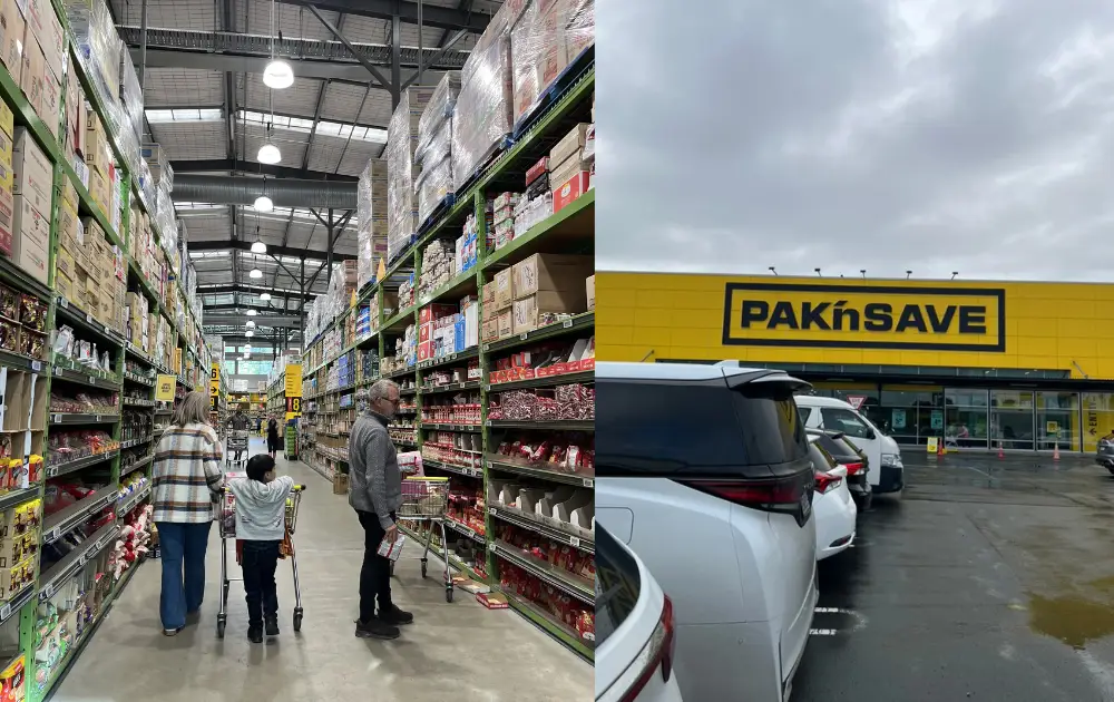 ニュージーランドのスーパーマーケット