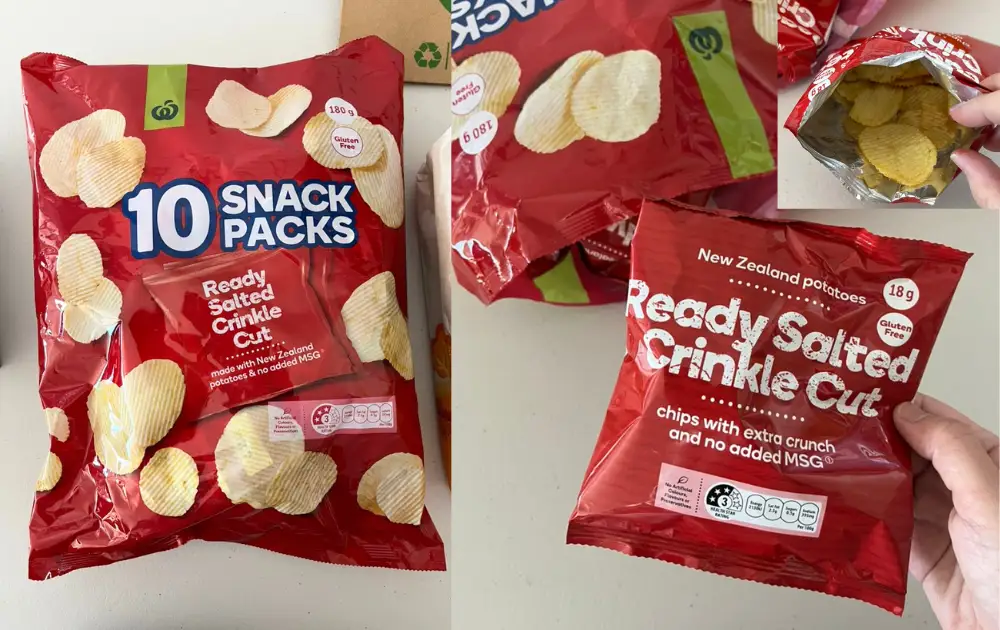 NZスーパーで買えるおすすめお菓子チップスWoolworths Chips Ready Salted