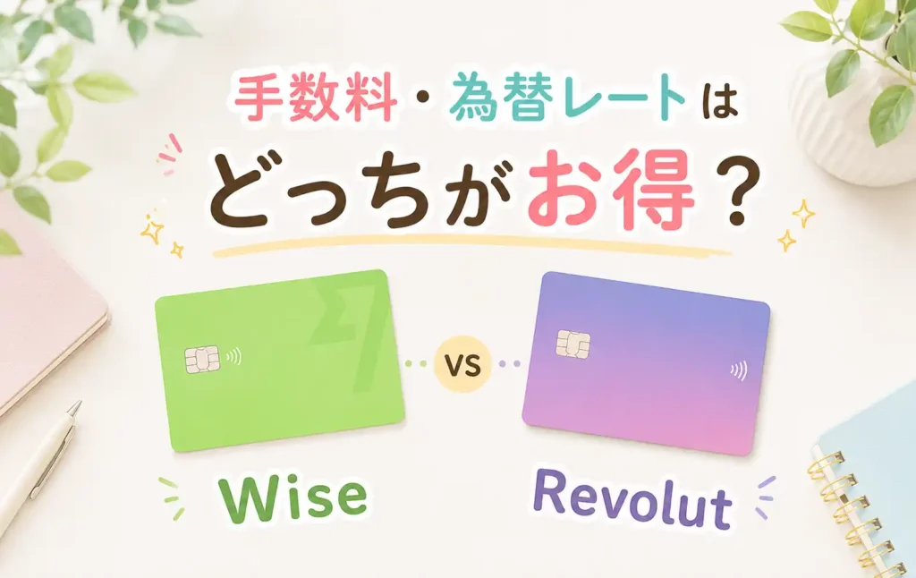 WiseとRevolut|ATM引き出し手数料の違い